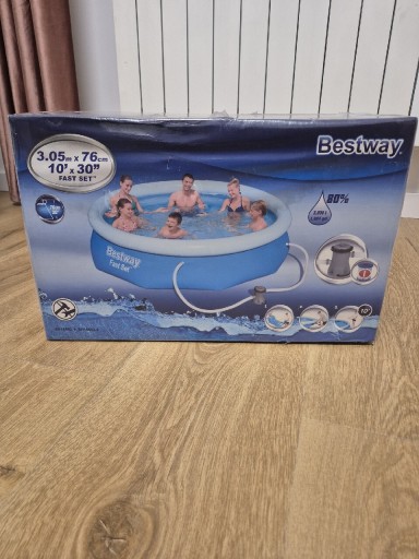 Zdjęcie oferty: Bestway 57270 basen 3,05 x 76cm fast set zestaw nowy zafoliowany