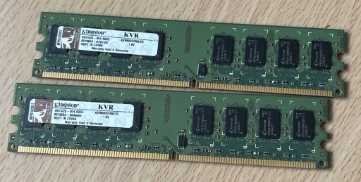 Zdjęcie oferty: Pamięć RAM DDR2 4 GB KVR800D2N6/2G KINGSTON