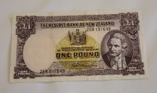 Zdjęcie oferty: Banknot. Nowa Zelandia. 1 Pound
