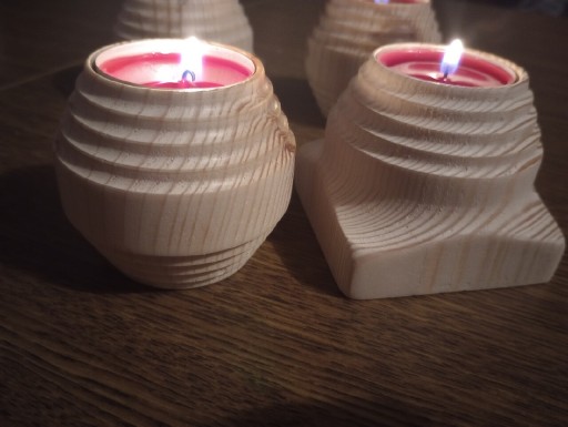 Zdjęcie oferty: Świecznik drewniane  na tealighty