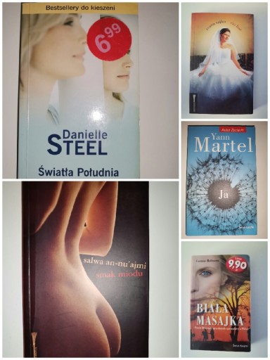 Zdjęcie oferty: Zestaw książek romanse powieści Steel Martel Sajko