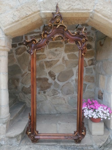 Zdjęcie oferty: Rzeźbiona rama, lustro, duże, antyk, 250 cm