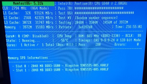 Zdjęcie oferty: Pamięć RAM Kingston DDR3 2x2GB 1600