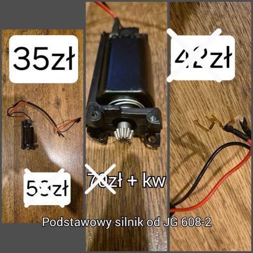 Zdjęcie oferty: Silnik do repliki ASG JG 608-2