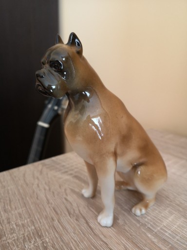 Zdjęcie oferty: Figurka porcelanowa pies boxer