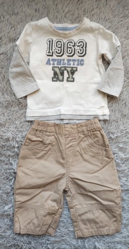 Zdjęcie oferty: Komplet niemowlęcy spodnie i bluzka r. 68