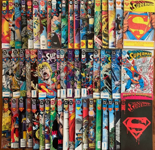 Zdjęcie oferty: Superman lata '90-97 (35 komiksów)