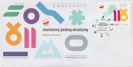 Zdjęcie oferty: FDC Fi 4923 - XXIII Z.I.Olimp.PyeongChang 2018