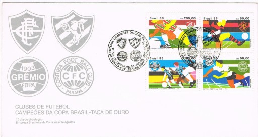 Zdjęcie oferty: Brazylia - 1988-  Koperta FDC
