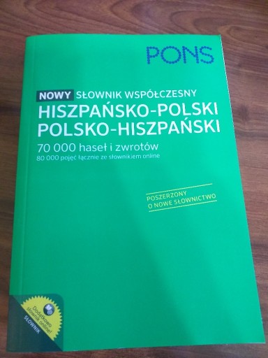 Zdjęcie oferty: Słownik Hiszpańsko-Polski PONS