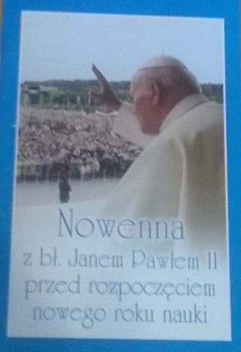 Zdjęcie oferty: Modlitewnik Szkolny Nowenna do Jana Pawła II