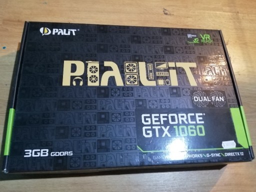 Zdjęcie oferty: NVidia GEFORCE PALIT GTX 1060 3GB