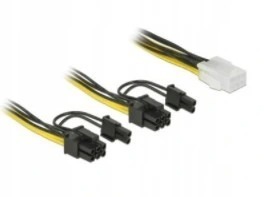 Zdjęcie oferty: Kabel rozdzielacz zasilania PCI Express 6Pin/2x