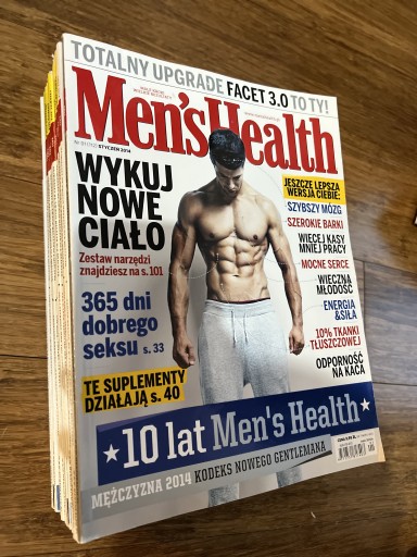 Zdjęcie oferty: Czasopismo Men’s Health rocznik 2014 cały!