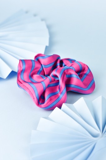 Zdjęcie oferty: SCRUNCHIE JEDWAB PASIAK DARK