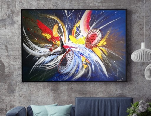 Zdjęcie oferty: Obraz "Andromeda"50x70 do salonu Mvcha Nie Siada 