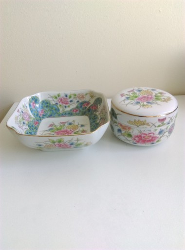 Zdjęcie oferty: Porcelana Laudel Japonia -miseczka+ szkatułka     