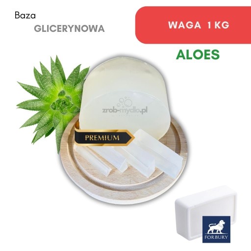 Zdjęcie oferty: Baza mydlana bezbarwna ALOES do mydełek bez SLS1kg