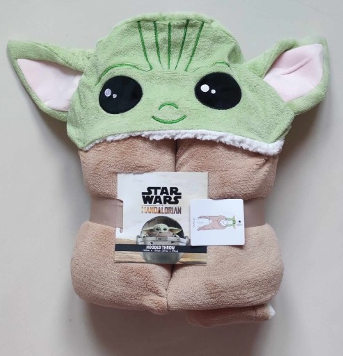 Zdjęcie oferty: Nowy KOC Baby Yoda Mandalorian Star Wars 120×150