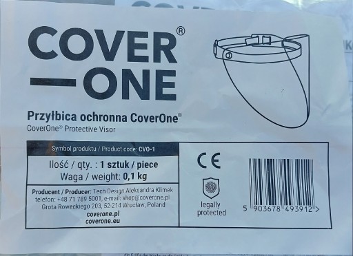 Zdjęcie oferty: Przyłbica ochronna COVER ONE