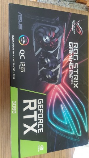 Zdjęcie oferty: Karta graficzna Asus ROG-STRIX-RTX3060-O12G-V2-GAM