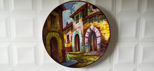 Zdjęcie oferty: Talerz dekoracyjny ceramika malowany Hiszpania