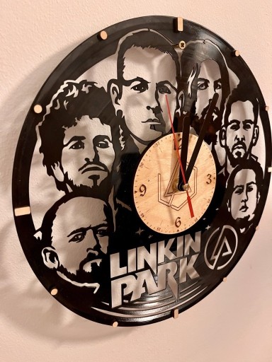 Zdjęcie oferty: Zegar płyta LINKIN PARK, handmade