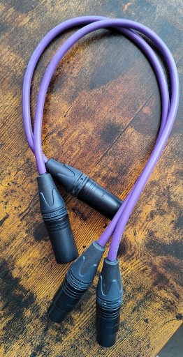 Zdjęcie oferty: Purple Rain - MELODIKA INTERKONEKT - 2 x XLR 0.5M