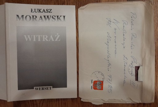 Zdjęcie oferty: Łukasz Morawski Witraż list znaczki Polskie Radio