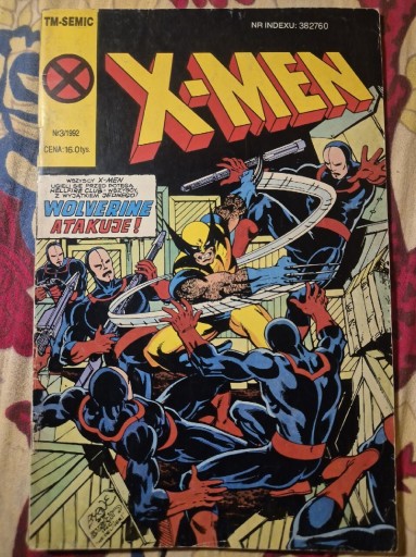 Zdjęcie oferty: X=MEN 3/1992  /  Tm-semic  