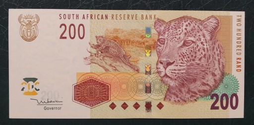 Zdjęcie oferty: Afryka Południowa RPA 200 rand UNC