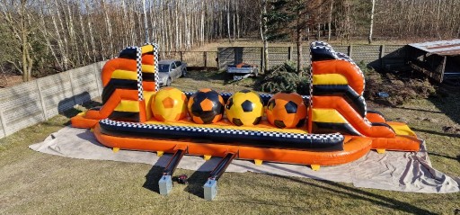 Zdjęcie oferty: Dmuchany tor przeszkód do rywalizacji dmuchaniec wipeout big ballers piłki 