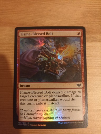 Zdjęcie oferty: Flame-Blessed Bolt Foil