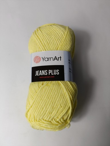 Zdjęcie oferty: Włóczka YarnArt Jeans  Plus żółty 67