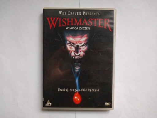 Zdjęcie oferty: Wishmaster Władca Życzeń Film PL DVD