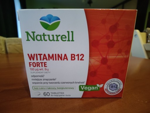 Zdjęcie oferty: Naturell, witamina B12 forte