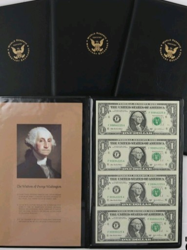 Zdjęcie oferty: Arkusz banknotów USA $1 dolar 2003