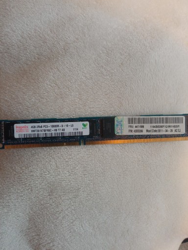 Zdjęcie oferty: Pamięć RAM DDR3 ECC 16GB (4x4)