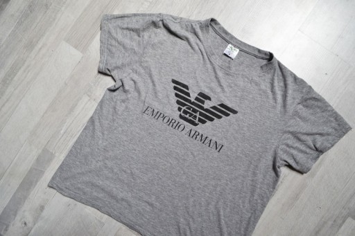 Zdjęcie oferty: Emporio Armani koszulka szara S logo tshirt bluzka