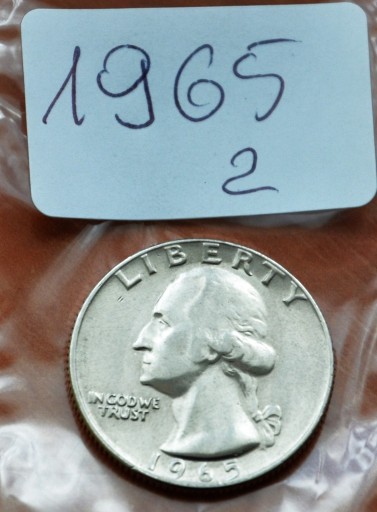Zdjęcie oferty: 25 centów USA -1965