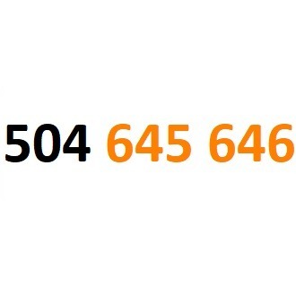 Zdjęcie oferty: 504 645 646 starter orange złoty numer gsm #L