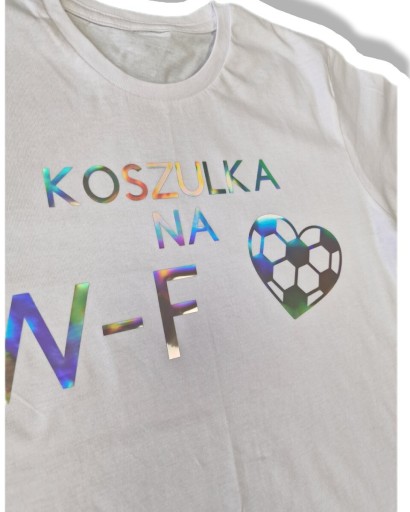 Zdjęcie oferty: T-shirt na W-F dziewczęcy holo