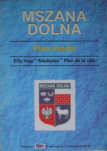 Zdjęcie oferty: Mszana Dolna. Plan miasta. [b.r.w.]