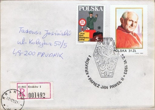 Zdjęcie oferty: Jan Paweł II - 22.06.1983 Kraków