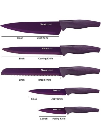 Zdjęcie oferty: Wanbasion zestaw noże kuchenne 