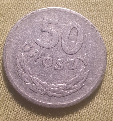 Zdjęcie oferty: Moneta 50gr z roku 1949 aluminium 