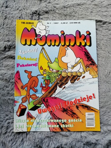 Zdjęcie oferty: IDEALNY komiks MUMINKI Tm-Semic 1/1997 1/97 