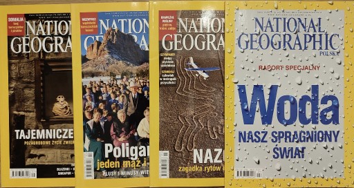 Zdjęcie oferty: National Geographic numery 1, 2, 3 i 4 z 2010 roku