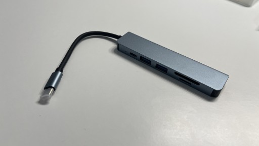 Zdjęcie oferty: Adapter 6w1 USB-C na USB-C, 2x USB 3, PD, SD, HDMI