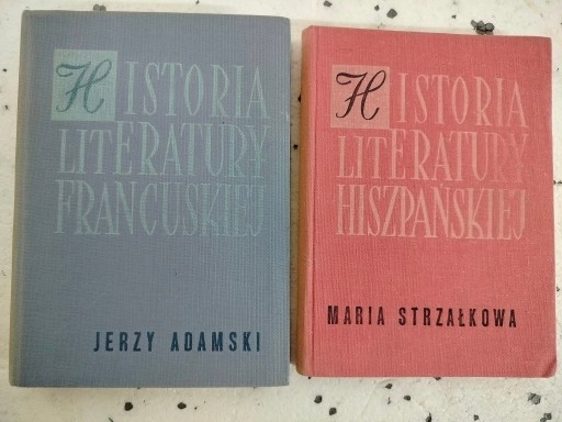 Zdjęcie oferty: Historia literatury francuskiej + hiszpańskiej